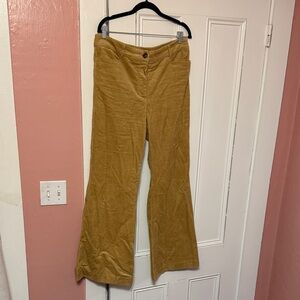 LOFT Beige Corduroy Pants